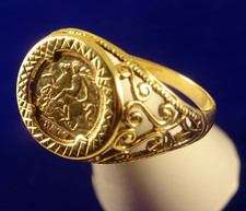 9ct Gold ST GEORGE & DRAGON &