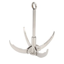 Large Grappling Hook 4 Claw Folding Stainless Steel Grapple Hooks For Outdoor