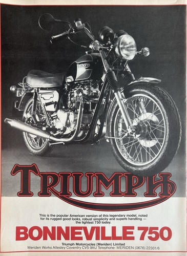 Triumph bonneville 750 spec - triumph,