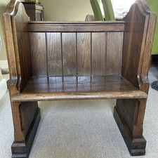 SMALL SOLID ENGLISH OAK CHURCH