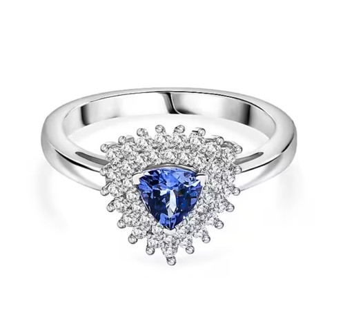 Silver ring tanzanite - ring, and
