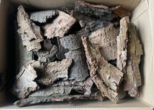 1kg Natural Bark & Wood Pieces For Reptile Vivarium Gecko Spider Snake
