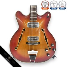 Fender Coronado II 1967 Vintage Hollow Body Guitar Rare DeArmond Pickups