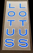 Lotus Seat Tube decals