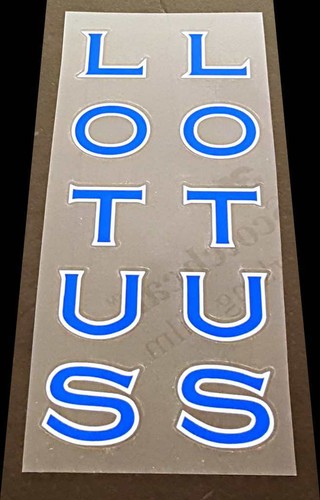 Lotus seat tube decals - lotus,