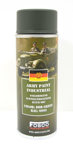 Ddr green army spray - ddr, paint