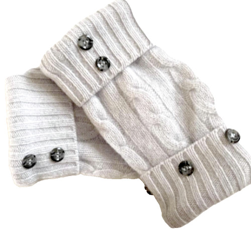 Fingerless gloves gray light - fingerless,