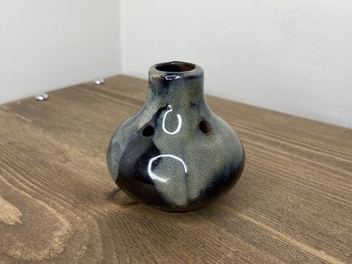 Small dark abstract - , glazed