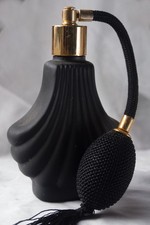 Vintage black elegant glass - black,