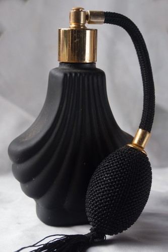 Vintage black elegant glass - vintage,