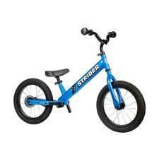 Strider 14x Blue Balance Bike Kids 3-6yr Padded Seat Tool-Free Grips