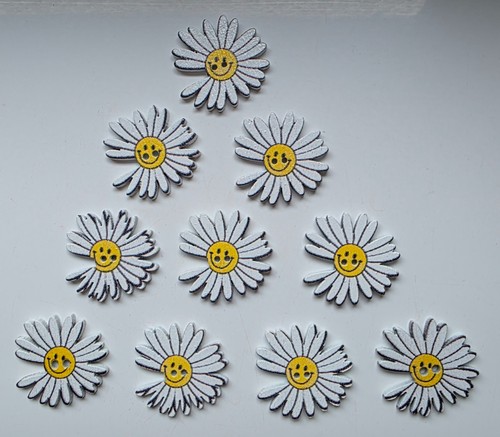 Flower shape daisy - 10,