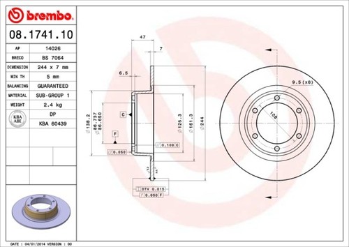 Brembo 1741 brake - brembo,