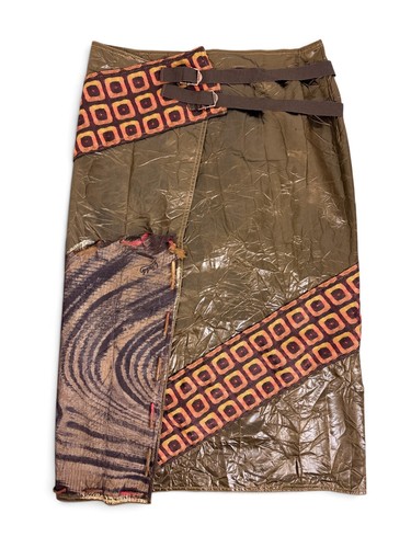 Ohdd olive wrap midi skirt - olive, one