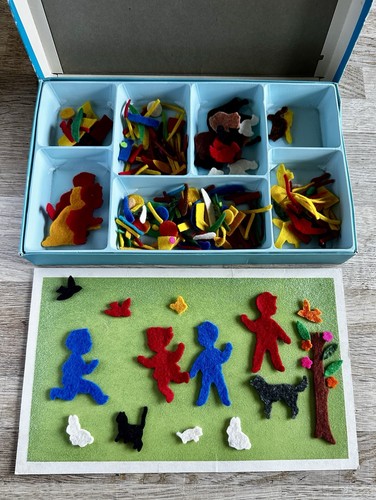 Vintage fuzzy felt - vintage,