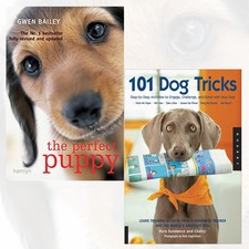 Perfect Puppy 2 Books Collection Set (101 Dog Tricks) Paperback Brand New Pack 