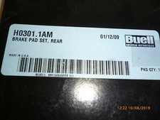 Buell Brake Pad Set, Rear -