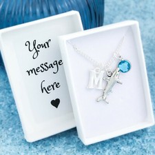 Shark Necklace, Personalised