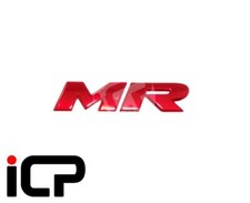 Genuine Red MR Rear Badge