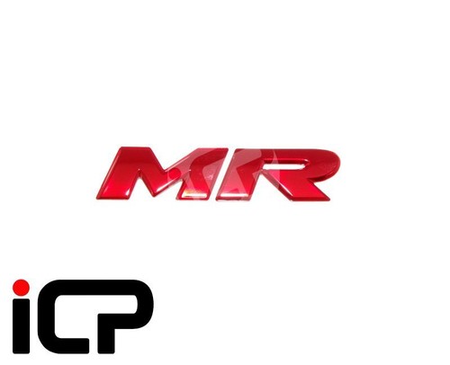 Genuine red rear badge - mr,