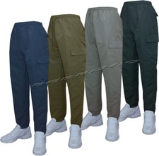 Mens Cargo Bottoms Elasticated