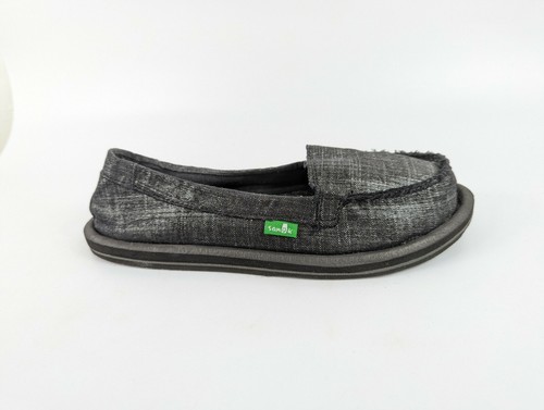 Sanuk metallic grey slip - grey,