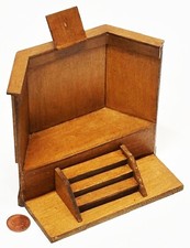 Dolls house wooden church - dolls,
