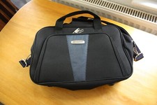 Carlton small black travel bag
