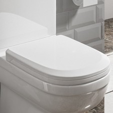 White Round Soft Close Toilet