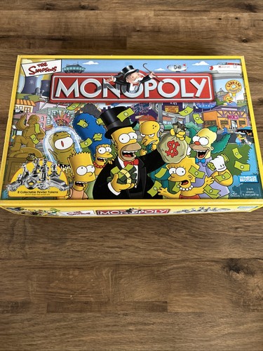 Simpsons monopoly board - simpsons, game