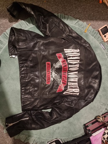 Men leather jacket - men's,
