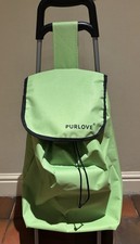 PURLOVE Shopping Trolley Bag 2 Wheels