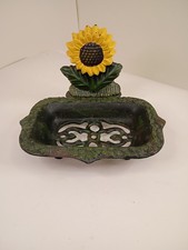 Cast Iron Sunflower Soap Dish