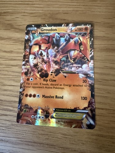 Groudon 160 holo ex - ex,