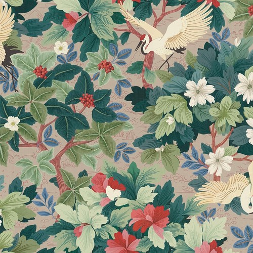 Crane garden wallpaper - crane,