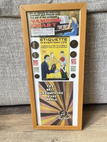 Etiquette picture framed - etiquette,