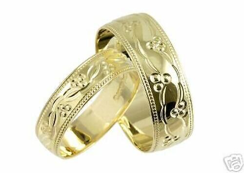 9ct yellow gold 5mm - gold, 7mm