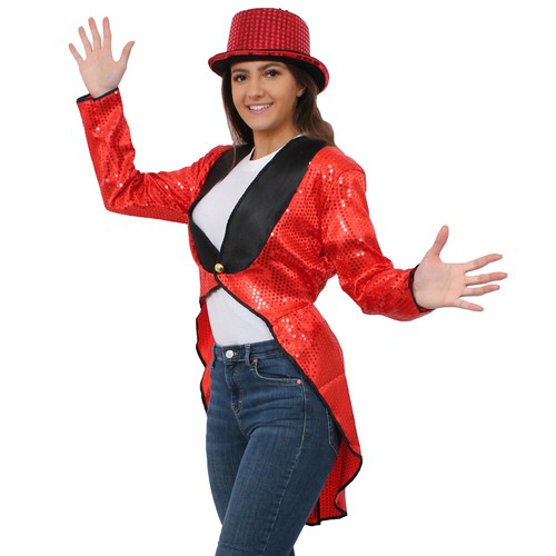 Sequin tailcoat and top hat - tailcoat,