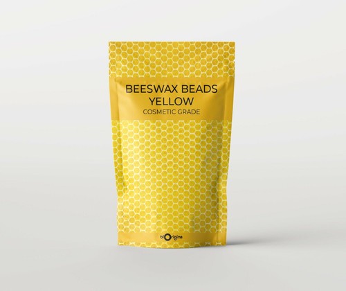 Beeswax beads yellow - beeswax,