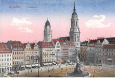 Dresden Postcard Old Market