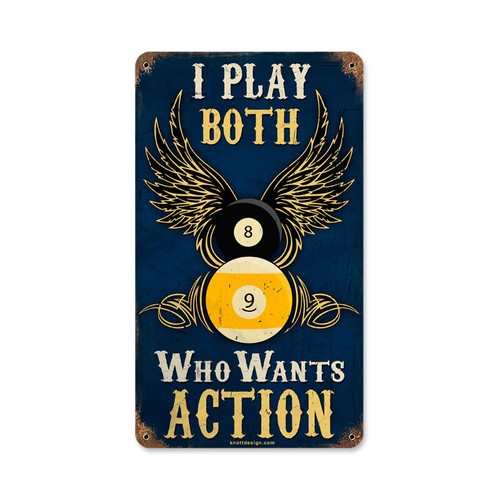 Vintage style metal sign - vintage,