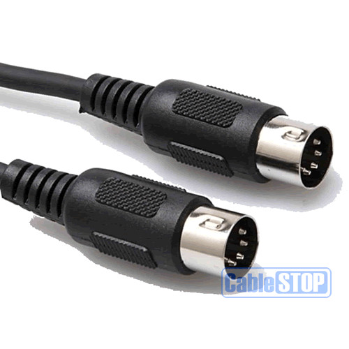 Pin midi din male plug - 5,