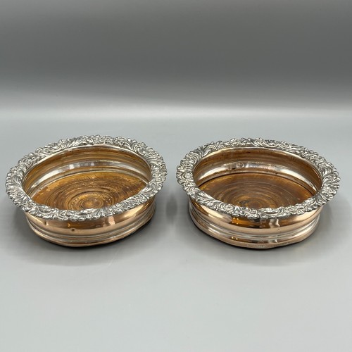 Pair antique victorian silver - pair,