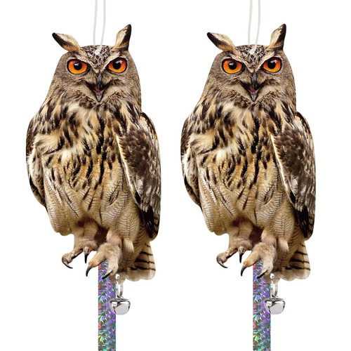 2pcs plastic owl bird scarer - 2pcs,