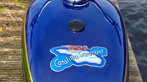 Bsa catalina scrambler top gas - catalina,