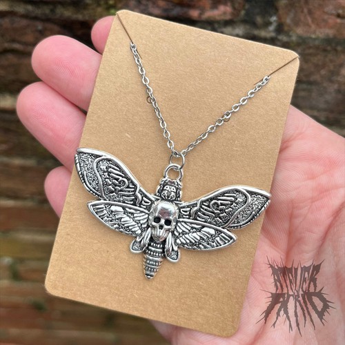 The hawk moth necklace - hawk, necklace-