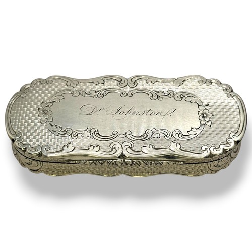 Antique silver snuff box - antique, by