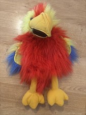 Puppet Company Large Parrot Macaw Hand Glove Puppet With Squeak
