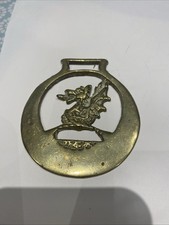 Antique vintage brass horse - antique,