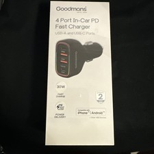 Goodmans 4 Port In Car USB
